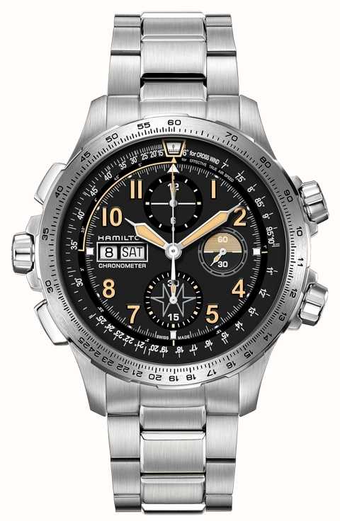 hamilton limited edition khaki x-wind day date auto chrono