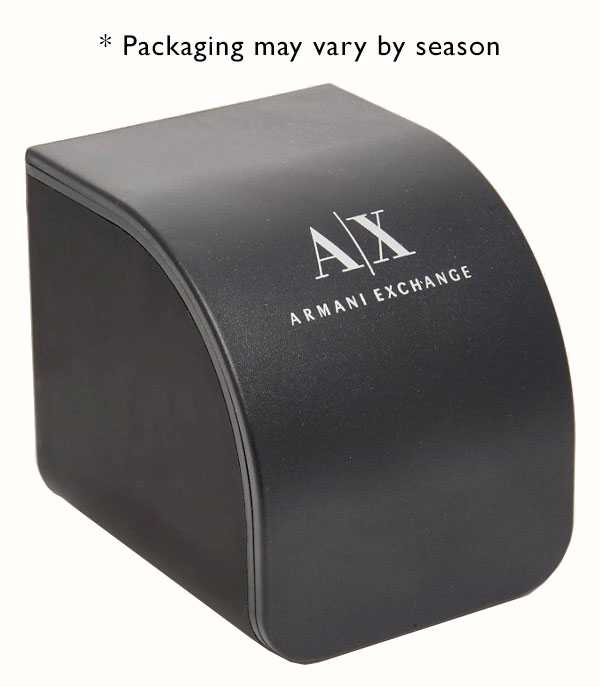 Armani Exchange Men's | Black Dial | Black Leather Strap Watch AX2745 -  First Class Watches™ IRL