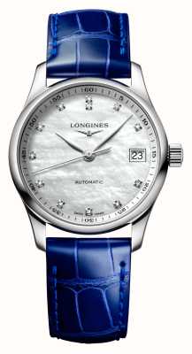 LONGINES Master Collection | Automatic | MOP Dial | Blue Leather L23574870