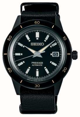 Seiko Presage Style 60s Stealth Automatic Black Watch SRPH95J1