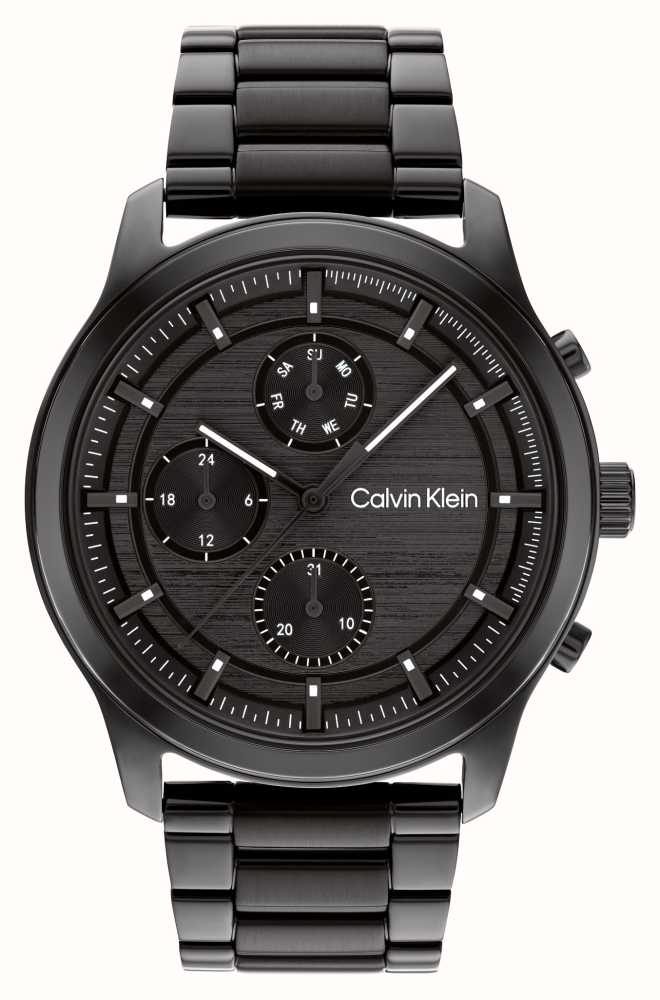 Calvin Klein Men's, Black Chronograph Dial
