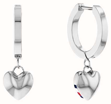 Tommy Hilfiger Womens | Hanging heart  | Stainless Steel Earrings 2780664