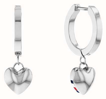 Tommy Hilfiger Womens | Hanging heart  | Stainless Steel Earrings 2780664