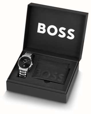 BOSS Men's Confidence | Watch and Card Holder Gift Set 1570146