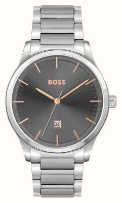 BOSS Men's Reason | Grey Dial | Stainless Steel Bracelet 1513979