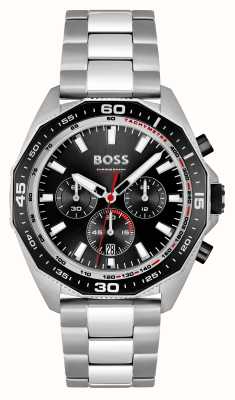 BOSS Men's Energy | Black Chronograph Dial | Stainless Steel Bracelet 1513971