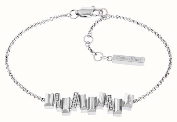 Calvin Klein Women's Luster Bracelet | Stainless Steel | Crystal Set 35000240