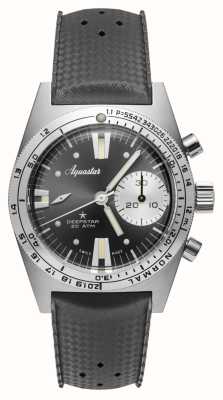 Aquastar Deepstar 39mm Chronograph Steel Grey / Tropic Strap DS39-TRO SG