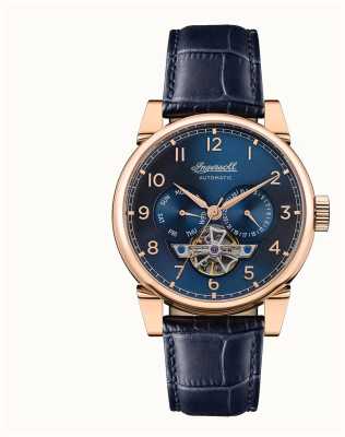 Ingersoll The Swing | Automatic | Blue Dial | Blue Leather Strap I12702