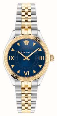Versace HELLENYIUM | Blue Dial | Two Tone Steel Bracelet VE2S00522