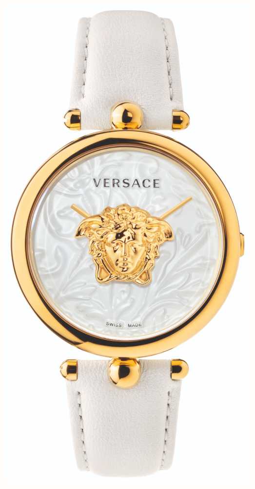 Versace MEDUSA ICON (38mm) Gold Dial / Black Leather VEZ200221 - First  Class Watches™ IRL