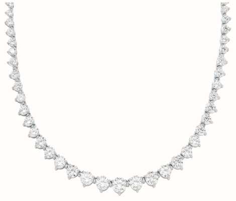 Michael Kors Tennis Necklace | Sterling Silver | Crystal Set MKC1611AN040