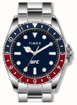 Timex x UFC Debut Blue and Red Bezel / Stainless Steel TW2V56600
