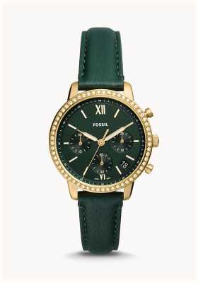 Fossil Neutra Chronograph | Green Dial | Green Eco Leather Strap ES5239