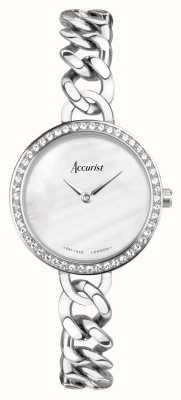 Accurist Jewellery Womens | Mother Of Pearl Dial | Stainless Steel Bracelet 78007