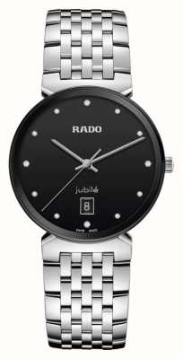 RADO Florence 38mm  | Black Dial | Diamond Set | Stainless Steel Bracelet R48912733