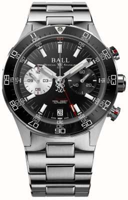 Ball Watch Company Roadmaster M Limited Edition Chronograph (41mm) Black Dial / Stainless Steel DC3180C-S1CJ-BK
