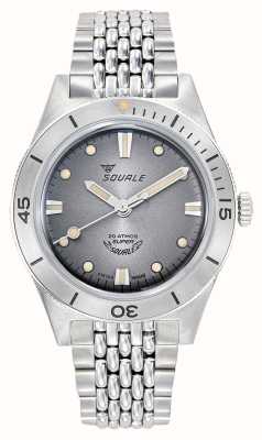 Squale Super-Squale (38mm) Sunray Grey Dial / Stainless Steel Bracelet SUPERSSG.AC