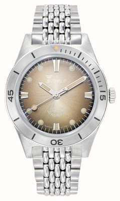 Squale Super-Squale (38mm) Sunray Brown Dial / Stainless Steel Bracelet SUPERSSBW.AC
