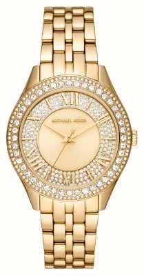 Michael Kors Women's Harlowe | Gold Dial | Gold Stainless Steel Bracelet MK4709