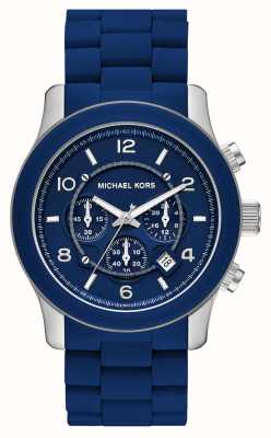 Michael Kors Men's Runway | Blue Chrono Dial | Blue Stainless Steel Bracelet MK9077