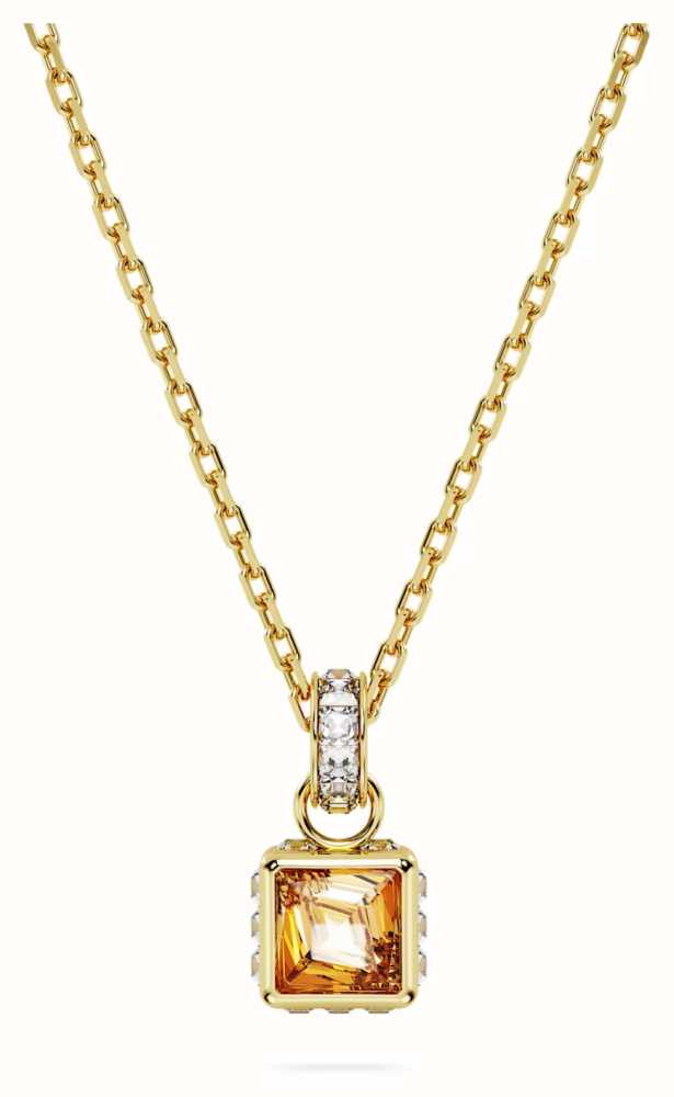 Gold Star Swarovski Crystal Necklace - Pendant Necklace - Christmas Necklace  - Christmas Jewelry Gift - NE3132A - FIONA ACCESSORIES