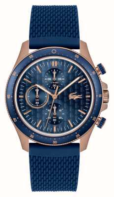 Lacoste Men's Neo Heritage | Blue Dial | Blue Silicone Strap 2011253