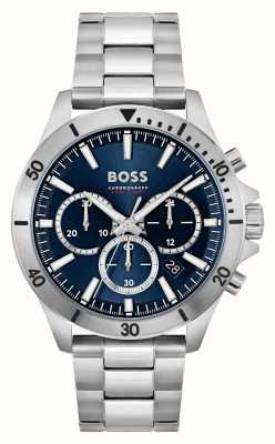 BOSS Men's Troper | Blue Chronograph Dial | Stainless Steel Bracelet 1514069