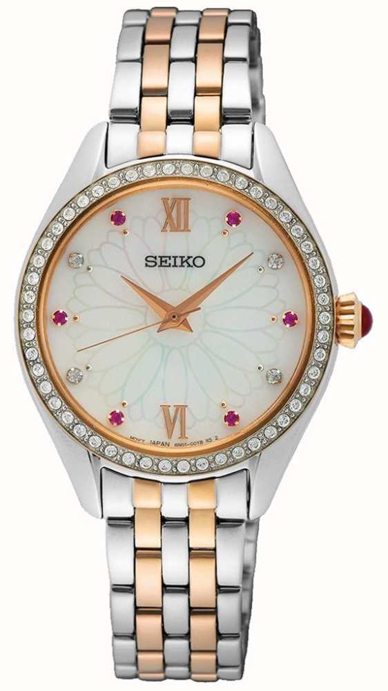 Seiko Special Edition Mother-of-Pearl Crystal Set Watch SUR542P1 - First  Class Watches™ IRL