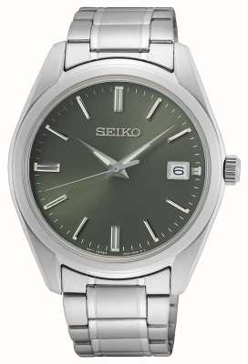 Seiko Stainless Steel Quartz Green Dial SUR527P1