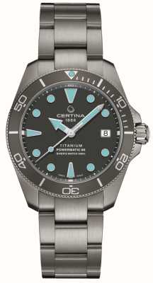Certina DS Action Diver Automatic Grey Titanium / Blue Markers C0328074408100