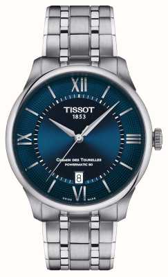 Tissot Chemin Des Tourelles | Powermatic 80 | Blue Dial | Stainless Steel Bracelet T1398071104800