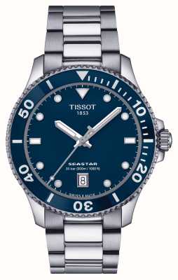 Tissot Seastar 1000 | 40mm | Blue Dial | Stainless Steel Bracelet T1204101104100