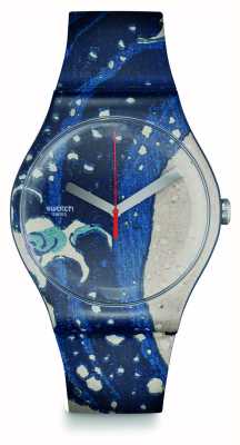 Swatch Louvre Abu Dhabi | THE GREAT WAVE BY HOKUSAI & ASTROLABE SUOZ351