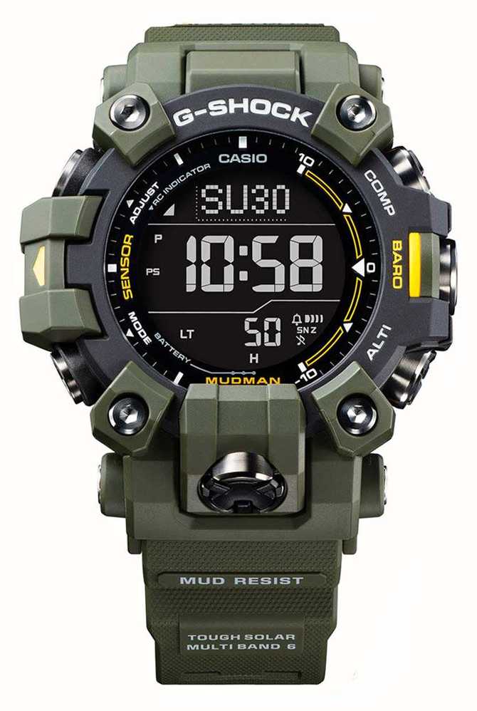 Casio G-Shock Mudman GW-9500 Tough Solar - Military Green GW-9500-3ER -  First Class Watches™ IRL