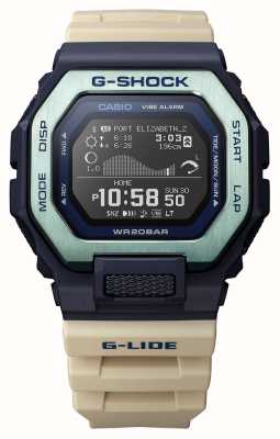 Casio G-Shock G-Lide Surf Story Digital Display Bio-Based Resin Strap GBX-100TT-2ER
