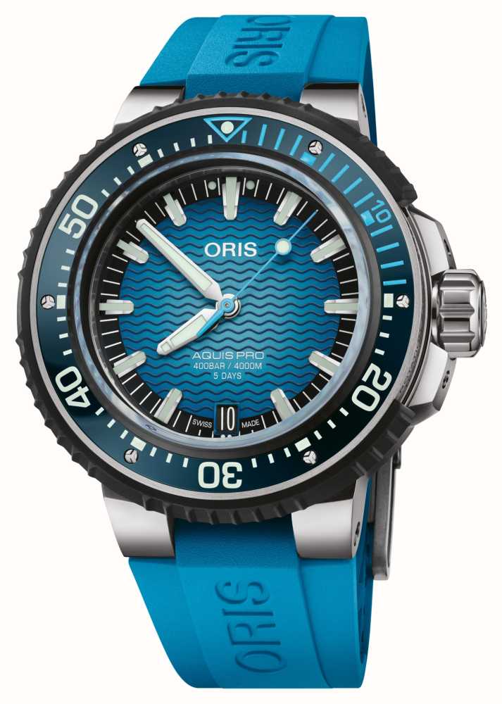 ORIS Aquis Pro 4000m Cal. 400 49.5mm Blue Dial Blue 01 400