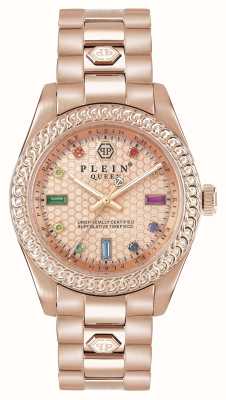 Philipp Plein $TREET COUTURE QUEEN (36mm) Rose-Gold Dial / Rose-Gold PVD Stainless Steel Bracelet PWDAA0821