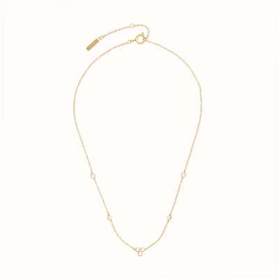 Olivia Burton Gold-Plated Pearl Cluster Necklace 24100070