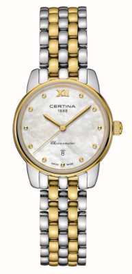 Certina DS-8 Mother-of-Pearl Dial / Two Tone Stainless Steel Bracelet C0330512211801