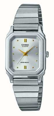 Casio Women's Silver Dial / Stainless Steel Bracelet EX-DISPLAY LQ-400D-7AEF EX-DISPLAY