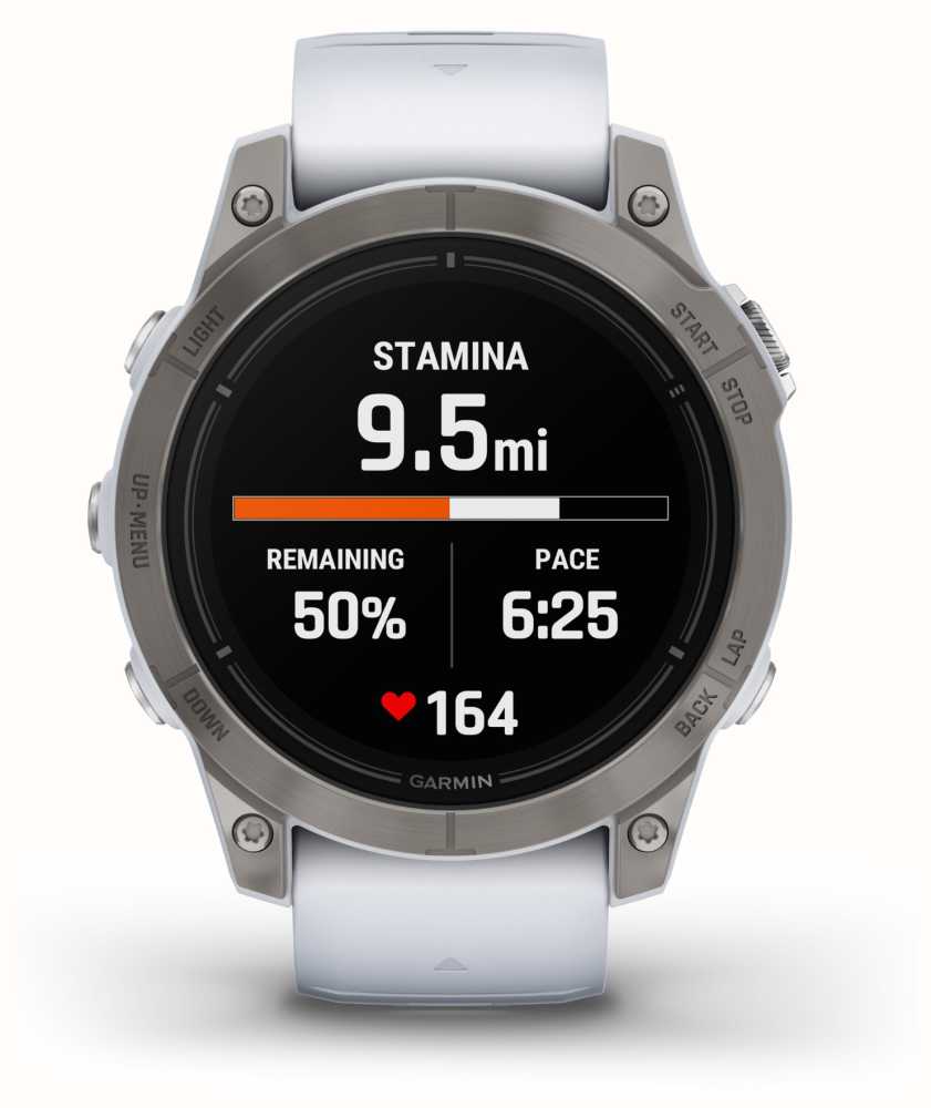 Garmin epix Pro (Gen 2), 42mm, High Performance Smartwatch, Advanced  Training Technology, Built-in Flashlight, Whitestone 