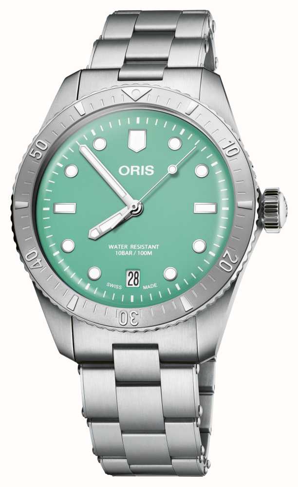 ORIS Divers Sixty Five Cotton Candy Automatic 38mm Green Dial 01