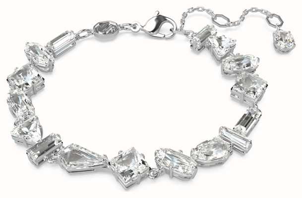 Swarovski Mesmera Bracelet Rhodium Plated White Mixed Cut Crystals 5661529