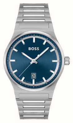 BOSS Candor (41mm) Blue Dial / Stainless Steel Bracelet 1514076
