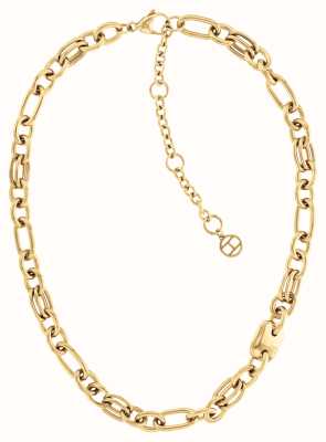 Tommy Hilfiger Women's Contrast Link Chain Gold Tone Stainless Steel 2780784