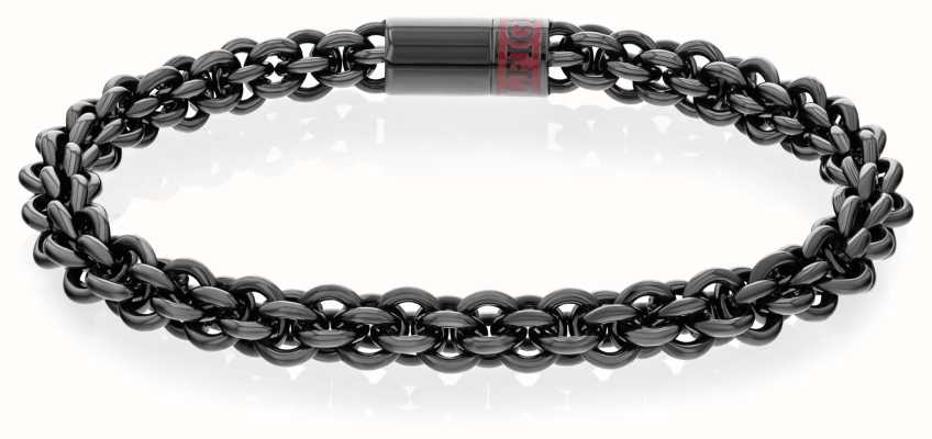 Tommy Hilfiger Men's Intertwined Circles Chain Black Stainless Steel 2790523