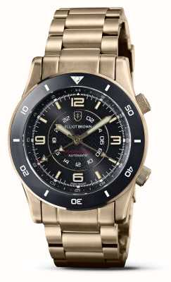 Elliot Brown Beachmaster Professional Automatic Limited Edition (40mm) Black Dial / PVD Bronze Stainless Steel 0H0-A02-B12