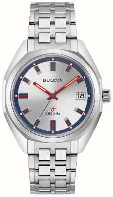Bulova Jet Star Limited Edition (40mm) Silver Dial / Stainless Steel SET 96K112