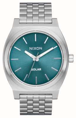 Nixon Time Teller Solar (40mm) Blue Dial / Stainless Steel Bracelet A1369-5161-00